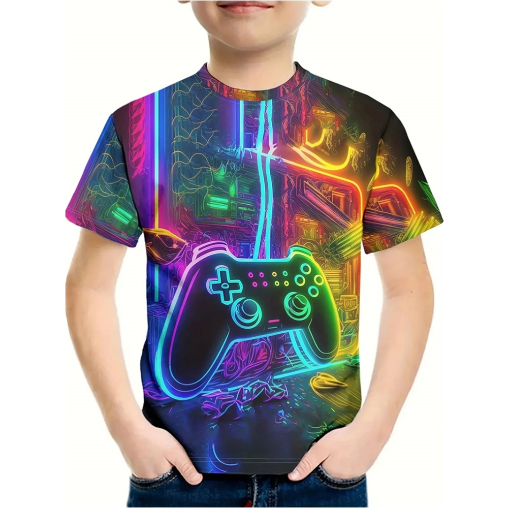 Summer Clothing Drawing For Kids - T-Shirt for a Boy 3D Print