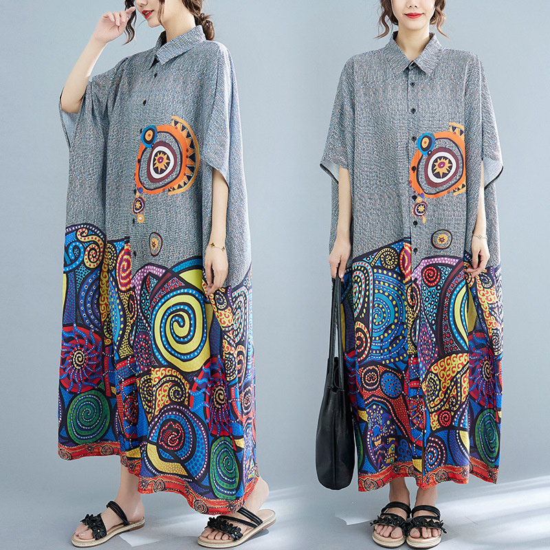 Summer Clothing India - Ấn Độ Pakistan Đầm Nữ Phong