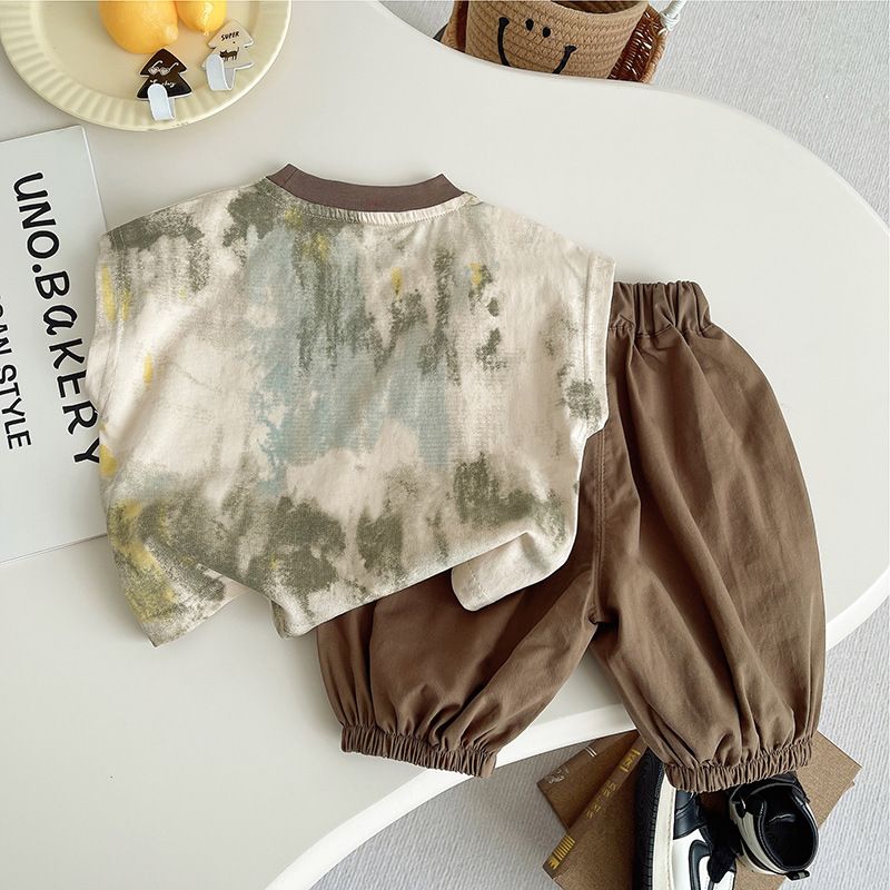 Summer Clothing Drawing For Kids - Korean Summer Toddler Baby Boys Clothing