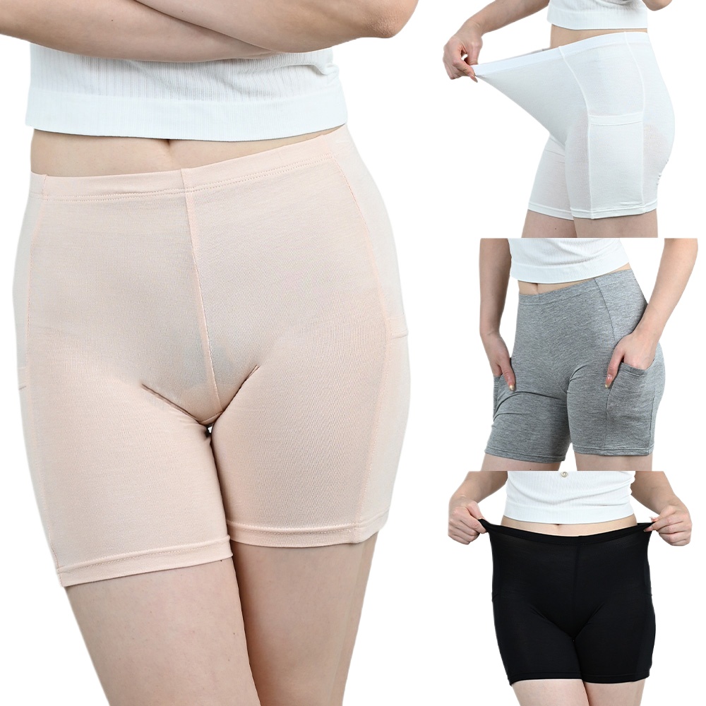 Xl Summer Clothing - Women's cotton high-waisted safety pants both