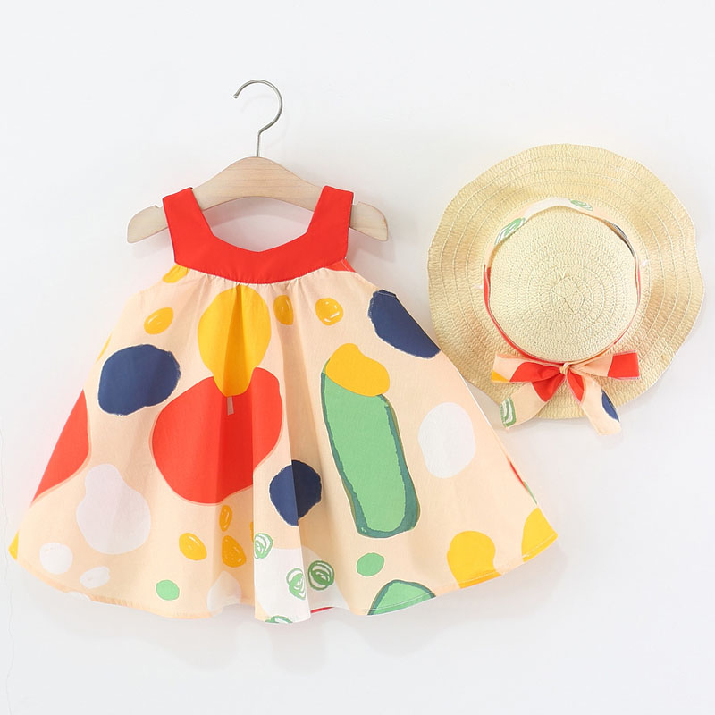 Summer Clothing Drawing For Kids - 2Piece Summer Little Girl Dresses Korean