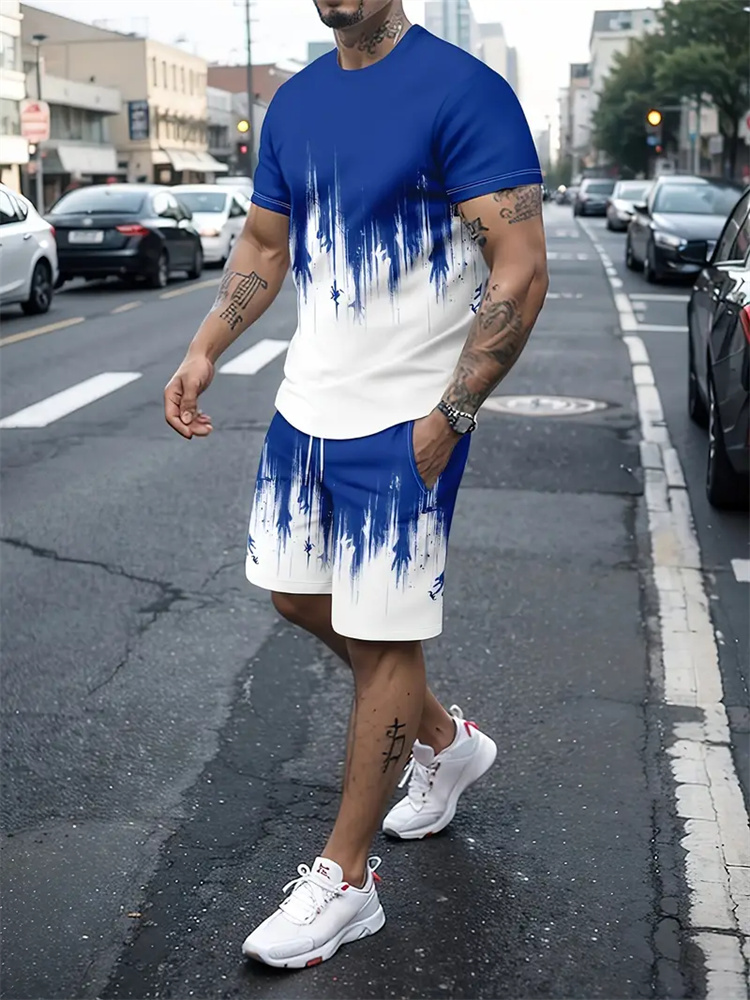 Men Women Gradient Texture T-s - đánh giá và giá Summer Clothing Cheap