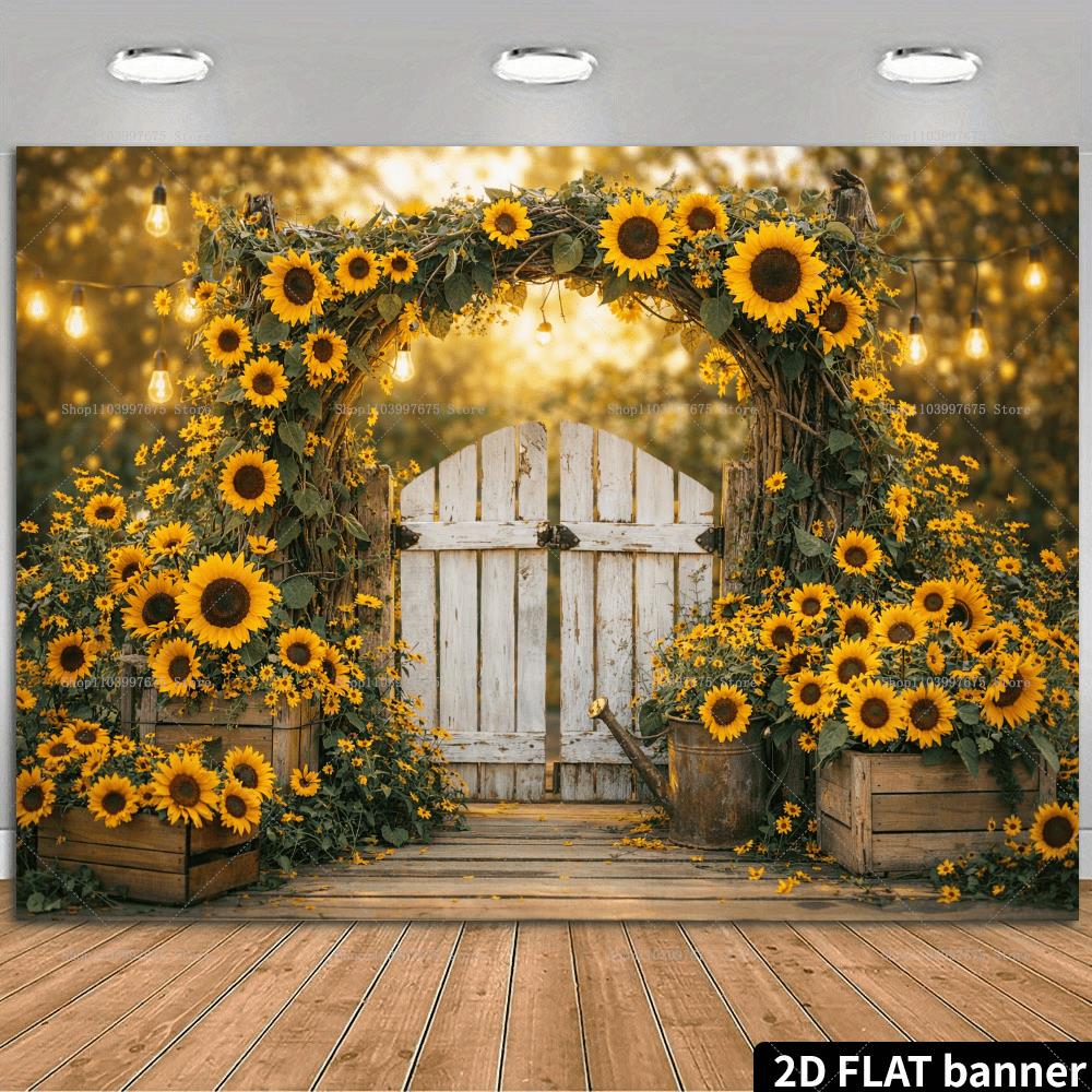2D Sunflower Potted Plants Bac - đánh giá và giá Summer Clothing Banner