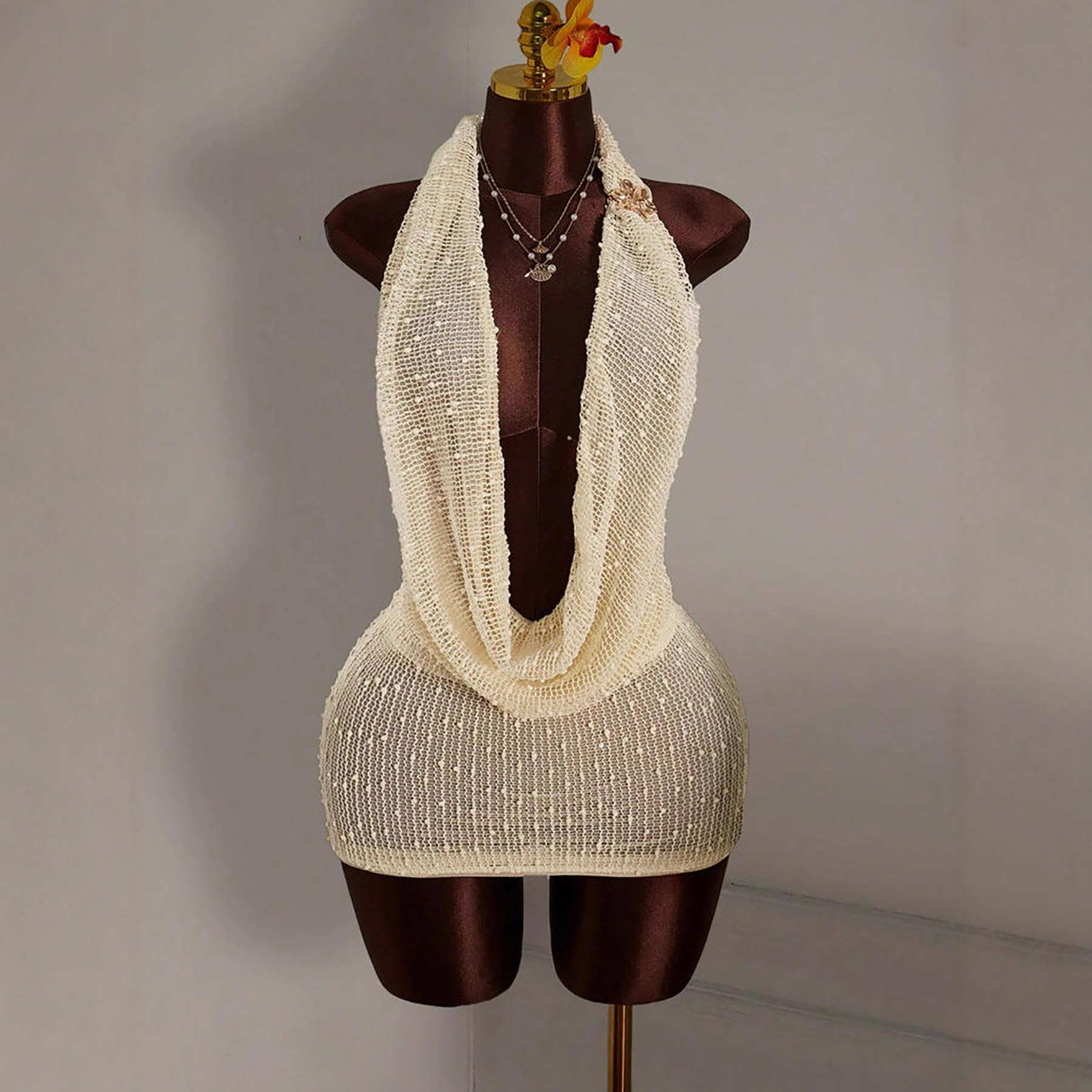 Knitted Bodycon Mini Dress Wom - đánh giá và giá Summer Clothing Drawing