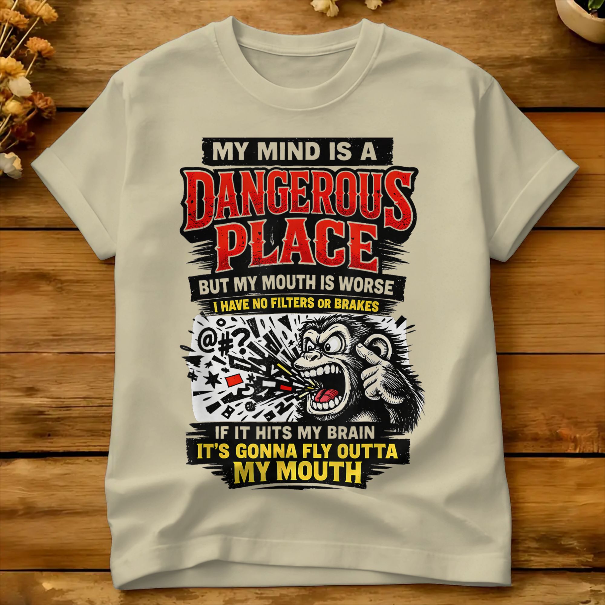 Monkey My Mind Is A Dangerous  - đánh giá và giá Summer Clothing Places