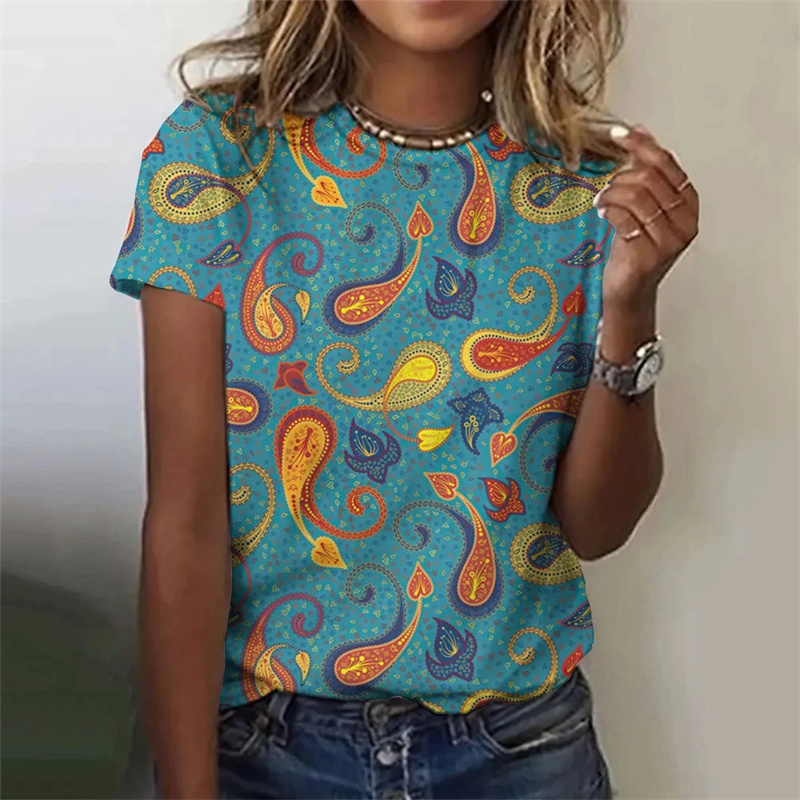 Harajuku New 3D Persia And Ind - đánh giá và giá Summer Clothing India
