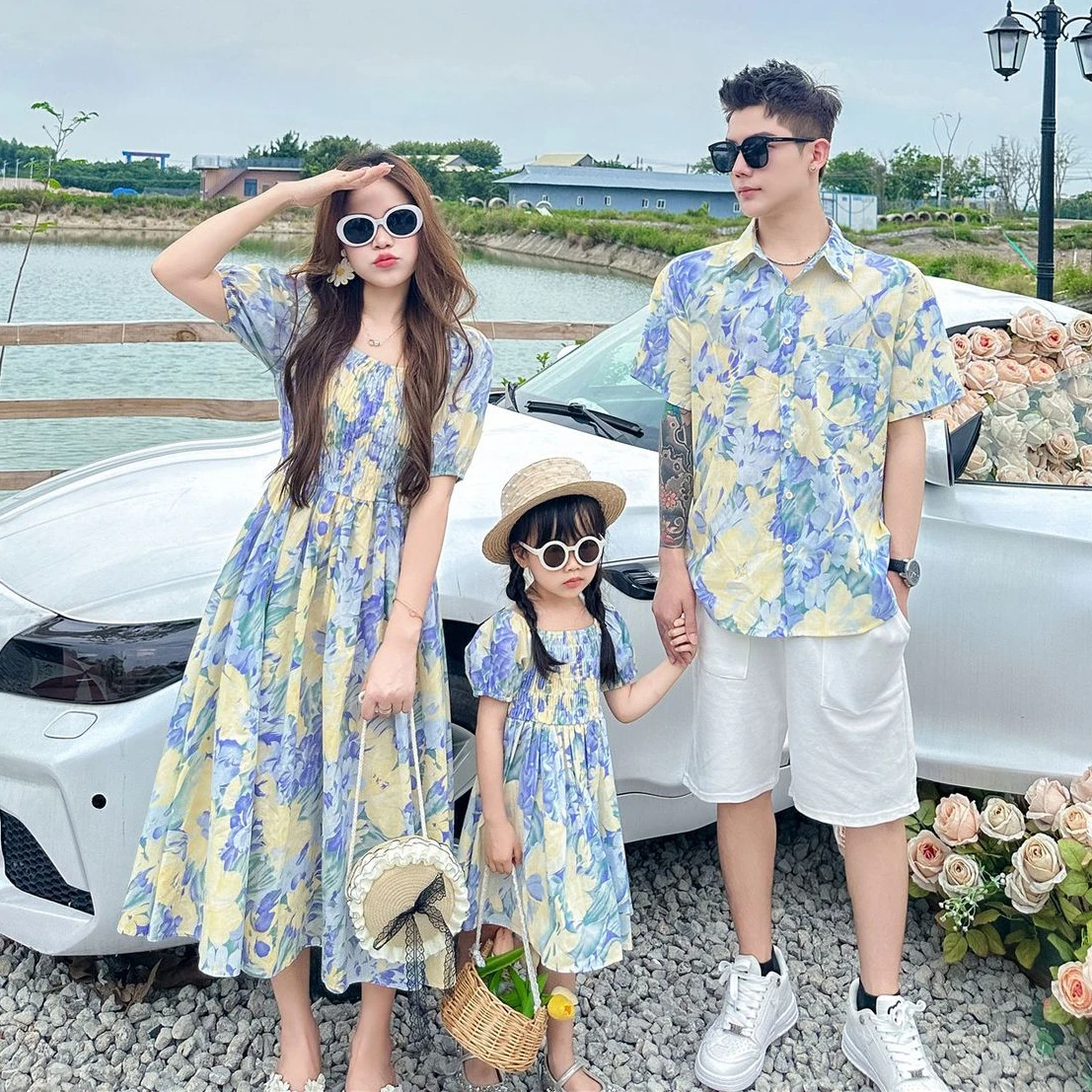 Holiday Look Family Matching C - đánh giá và giá Summer Clothing Looks