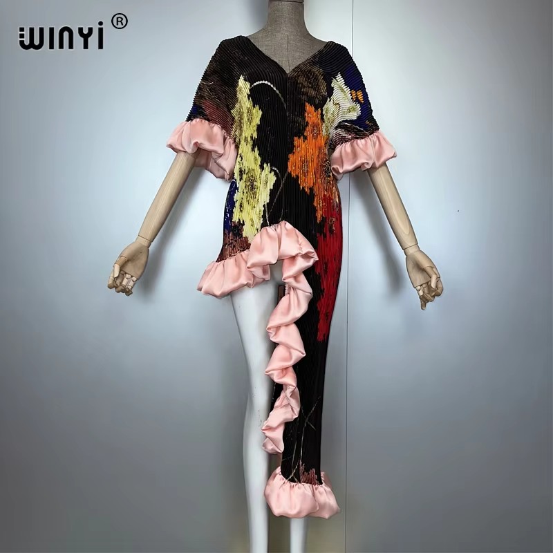 WINYI Women's Pleated Maxi Par - đánh giá và giá Summer Clothing H&M