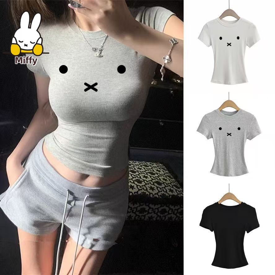 Kawaii Miffy T-shirt New Ameri - đánh giá và giá Summer Clothing Places