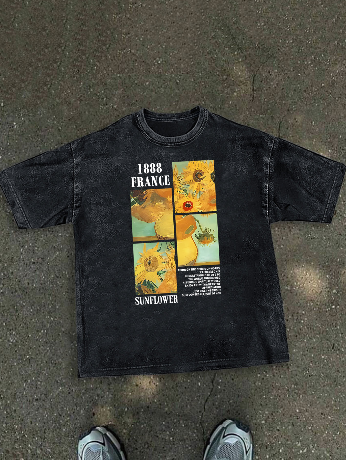 Washed Vintage t-shirts for Wo - đánh giá và giá Summer Clothing Drawing
