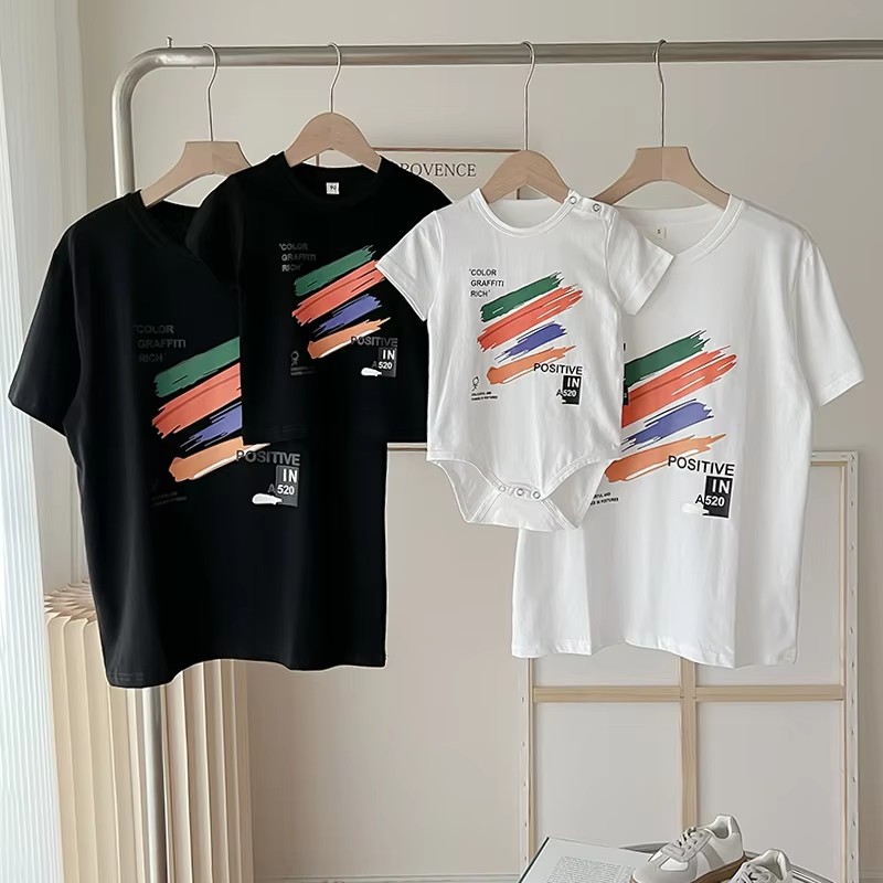 Family Look T Shirts 2026 Summ - đánh giá và giá Summer Clothing Drawing For Kids