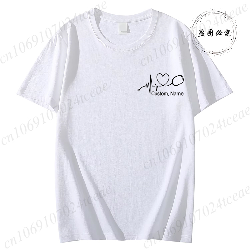 Custom Name Nurse Shirt Stetho - đánh giá và giá Summer Clothing Name