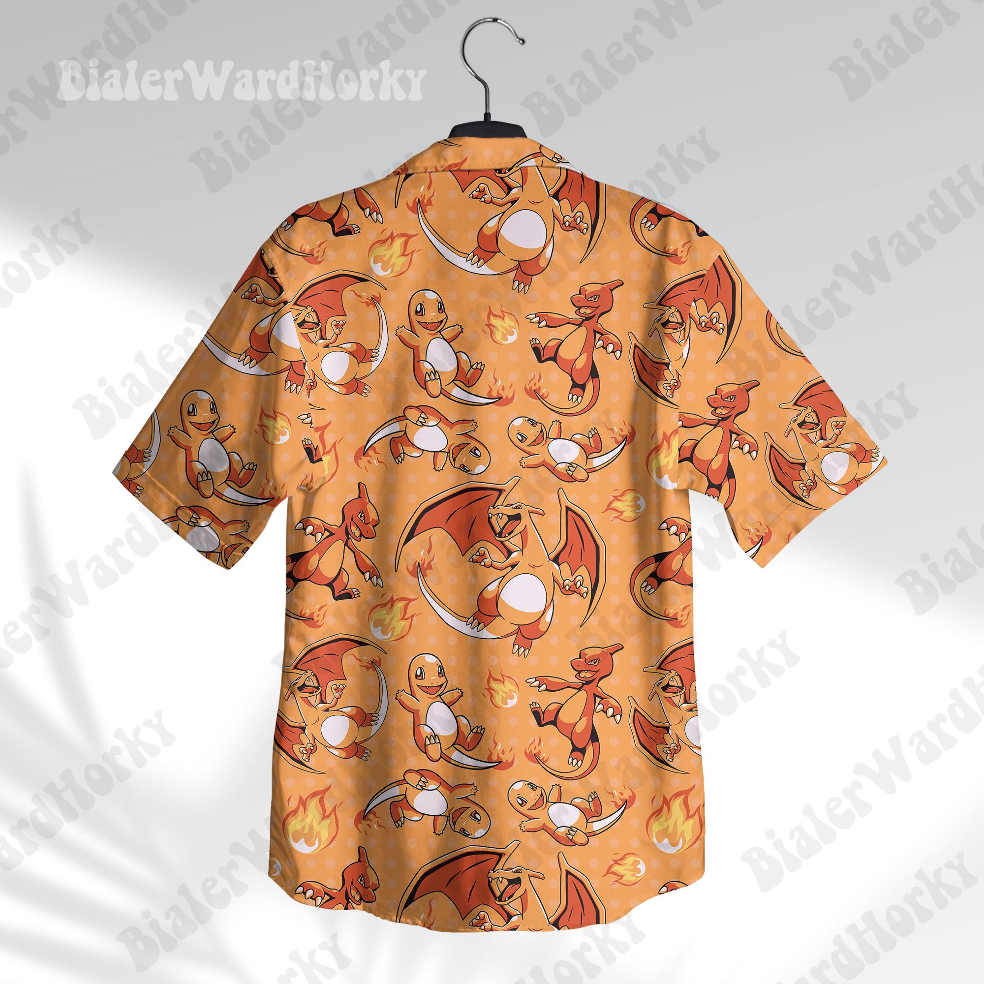 Pokémon Charizard Hawaiian Shi - đánh giá và giá Japan Summer Clothing Women