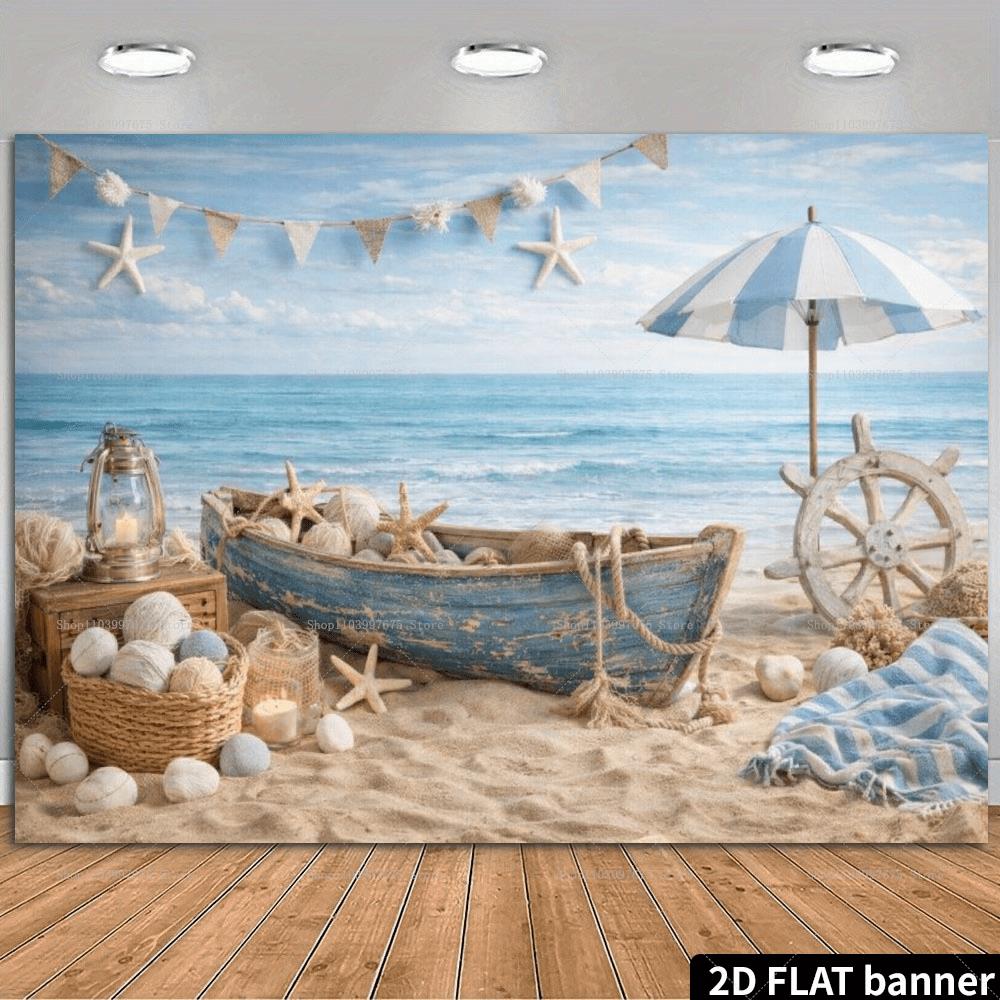 2D Beach Vacation Backdrops St - đánh giá và giá Summer Clothing Banner