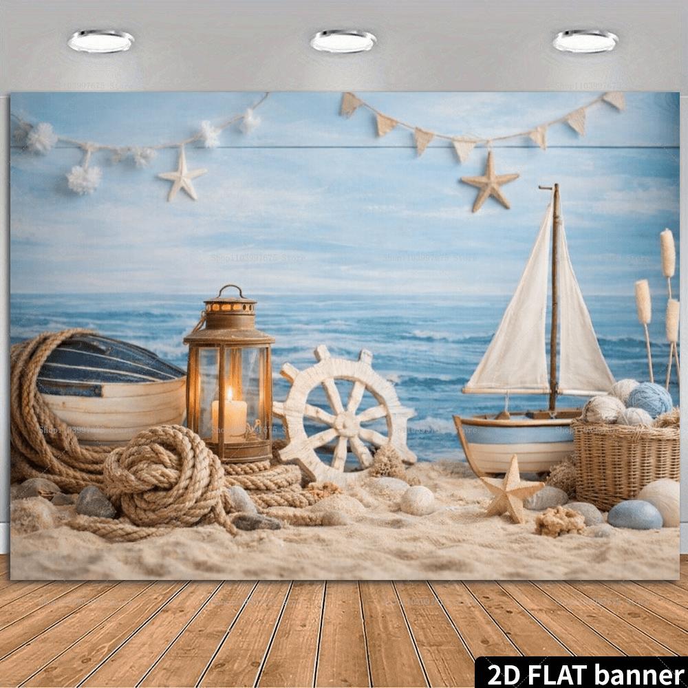 2D Beach Vacation Backdrops St - đánh giá và giá Summer Clothing Banner