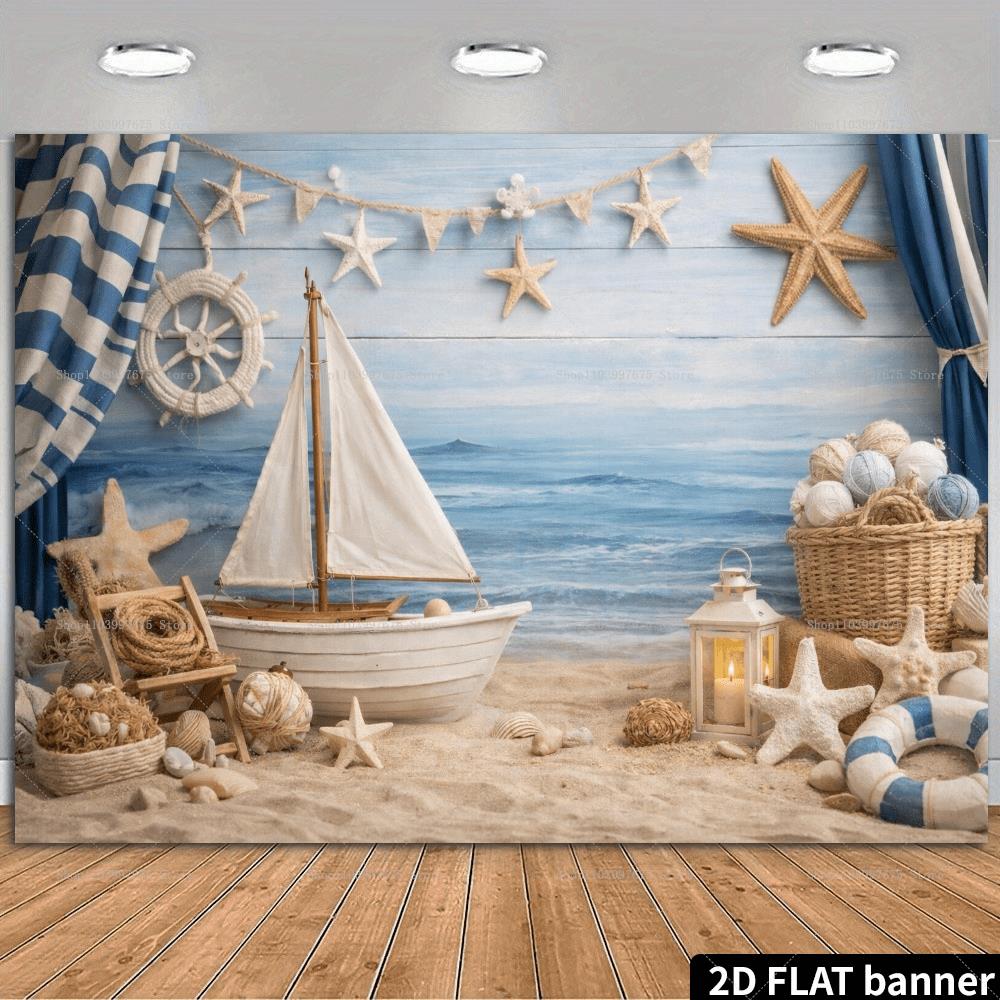 2D Beach Vacation Backdrops St - đánh giá và giá Summer Clothing Banner