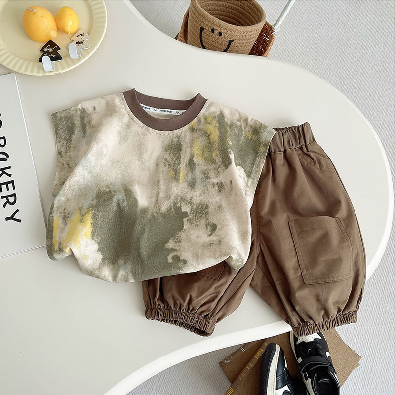 Korean Summer Toddler Baby Boy - đánh giá và giá Summer Clothing Drawing For Kids