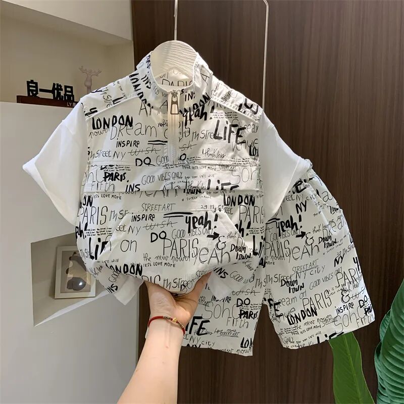 Boys Summer Clothing Set 2024  - đánh giá và giá Summer Clothing Drawing