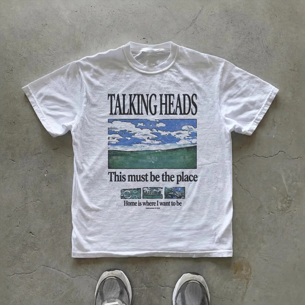 Talking Heads Graphic T-Shirt  - đánh giá và giá Summer Clothing Places