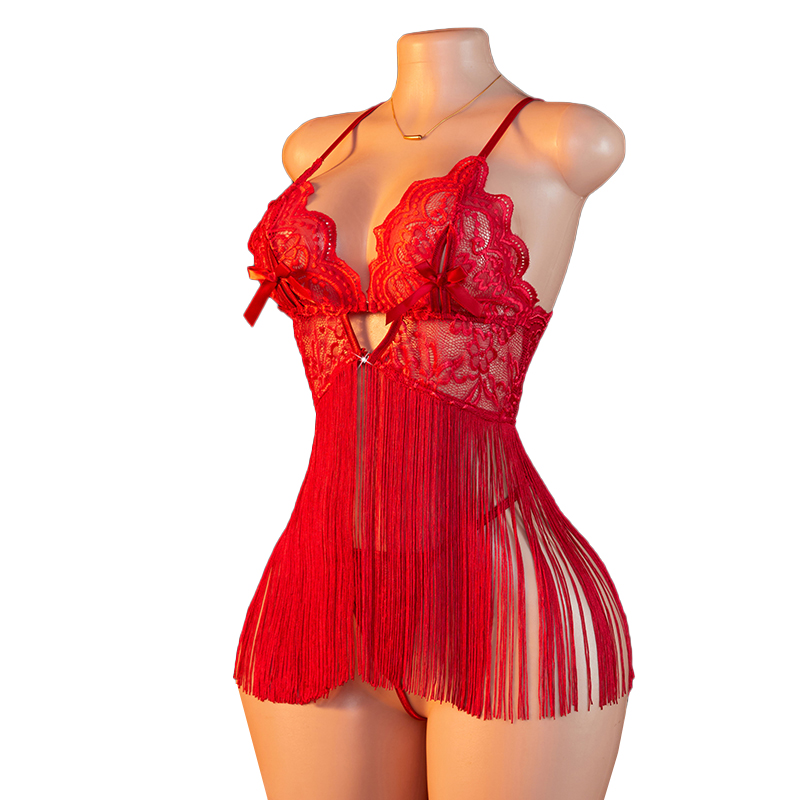 Transparent Lace Women Red Str - đánh giá và giá Summer Clothing Sets Women