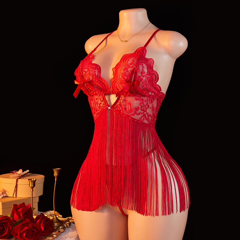 Transparent Lace Women Red Str - đánh giá và giá Summer Clothing Sets Women