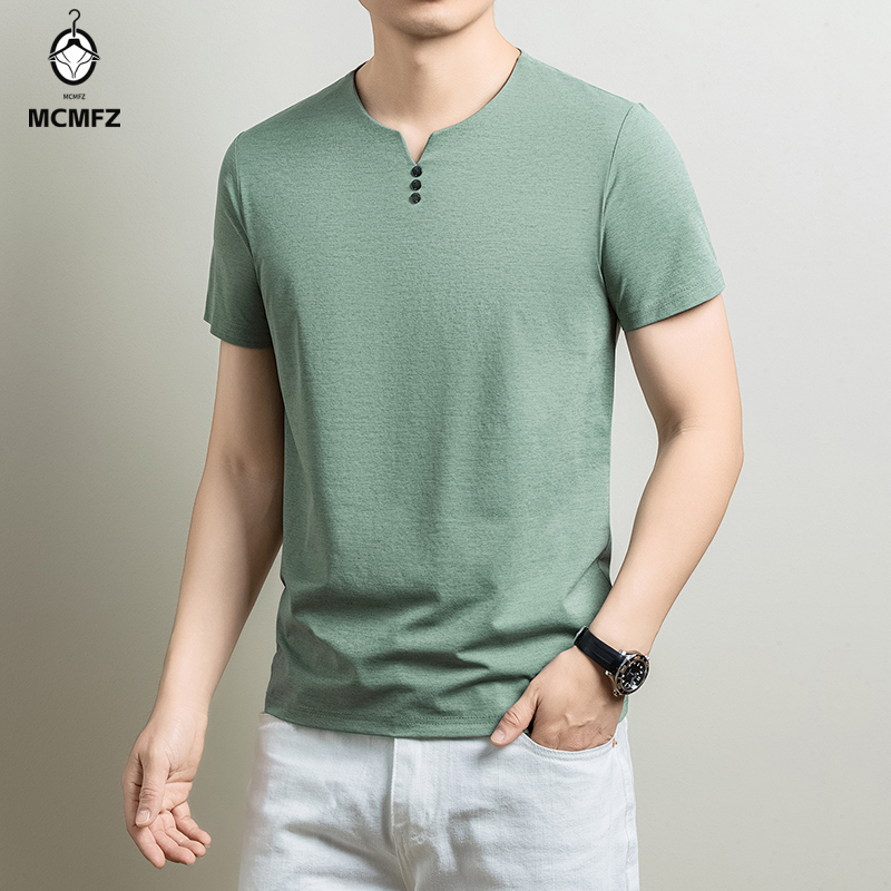 Mens Basic Henley T Shirt Comf - đánh giá và giá Summer Clothing Guys