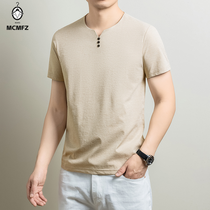 Mens Basic Henley T Shirt Comf - đánh giá và giá Summer Clothing Guys
