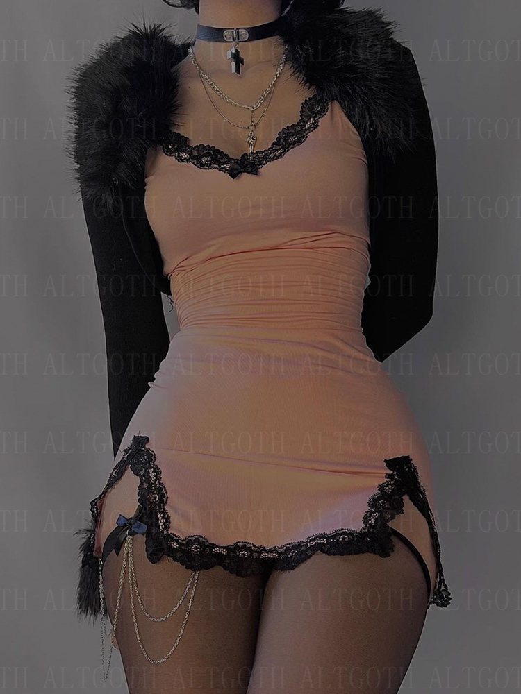AltGoth Fairycore Y2k Pink Dre - đánh giá và giá Summer Clothing H&M