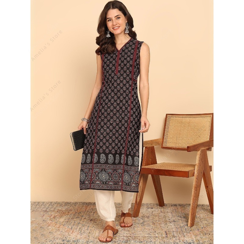 Indian Ethnic Style Women's Bl - đánh giá và giá Summer Clothing India