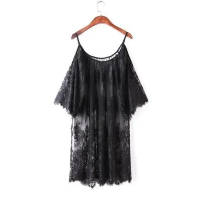 Black White Off Shoulder Lace  - đánh giá và giá Xl Summer Clothing