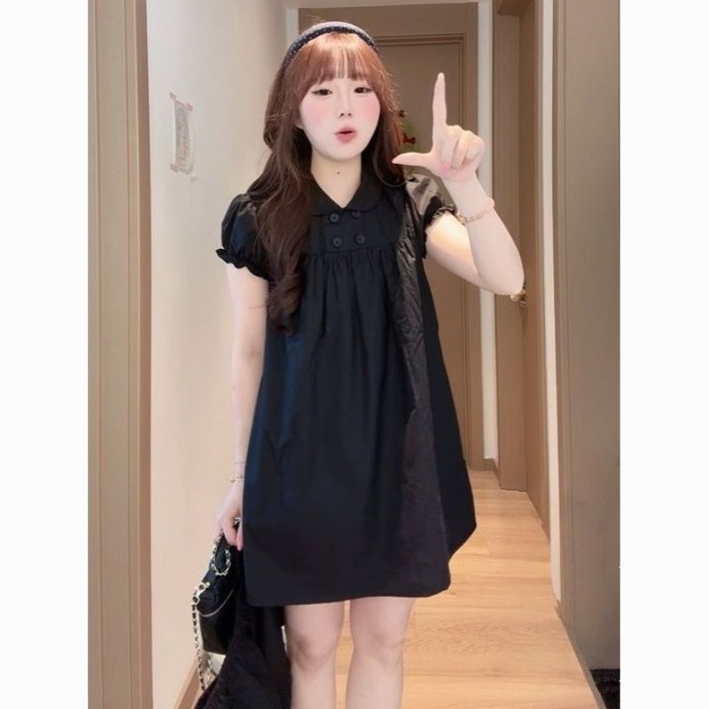 Doll Collar A-word Dress Looks - đánh giá và giá Summer Clothing Looks