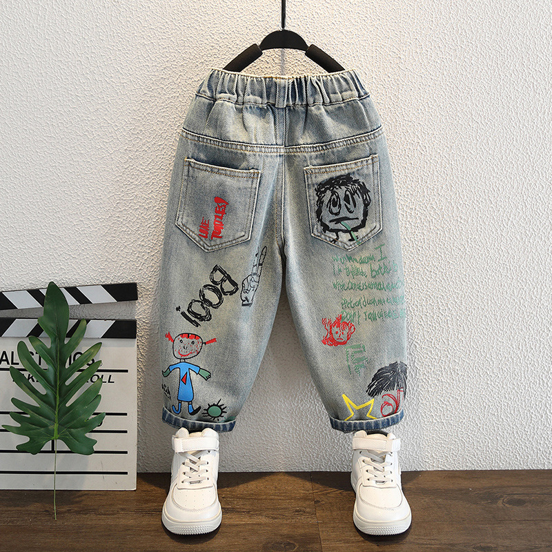 Baby Boy Jeans For Children Ch - đánh giá và giá Summer Clothing Drawing
