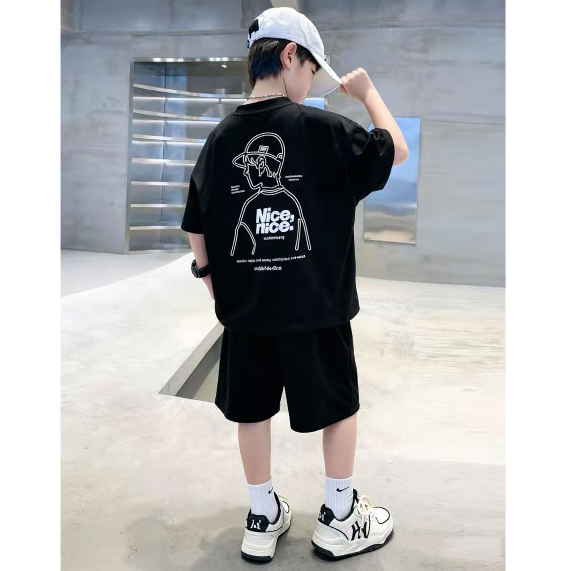 Cotton Summer Hip Hop Boys Clo - đánh giá và giá Summer Clothing Drawing For Kids