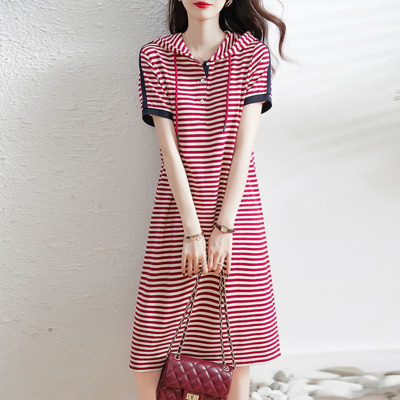 Female Casual Hooded Striped P - đánh giá và giá Summer Clothing H&M