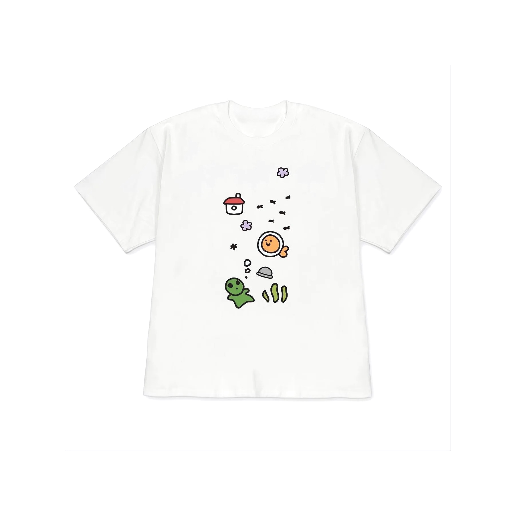 Korean Hand Drawn Style T-shir - đánh giá và giá Summer Clothing Reviews