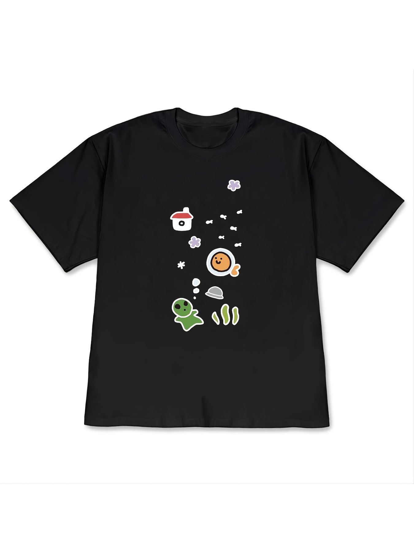 Korean Hand Drawn Style T-shir - đánh giá và giá Summer Clothing Reviews